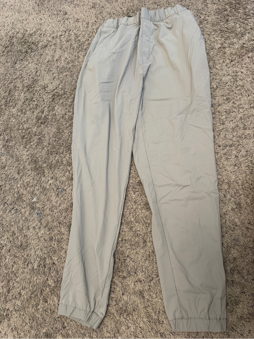 Alfani Men's Elastic-Waist Casual Pants - Light Beige